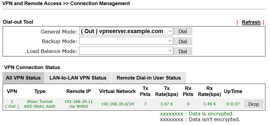 VPN up
